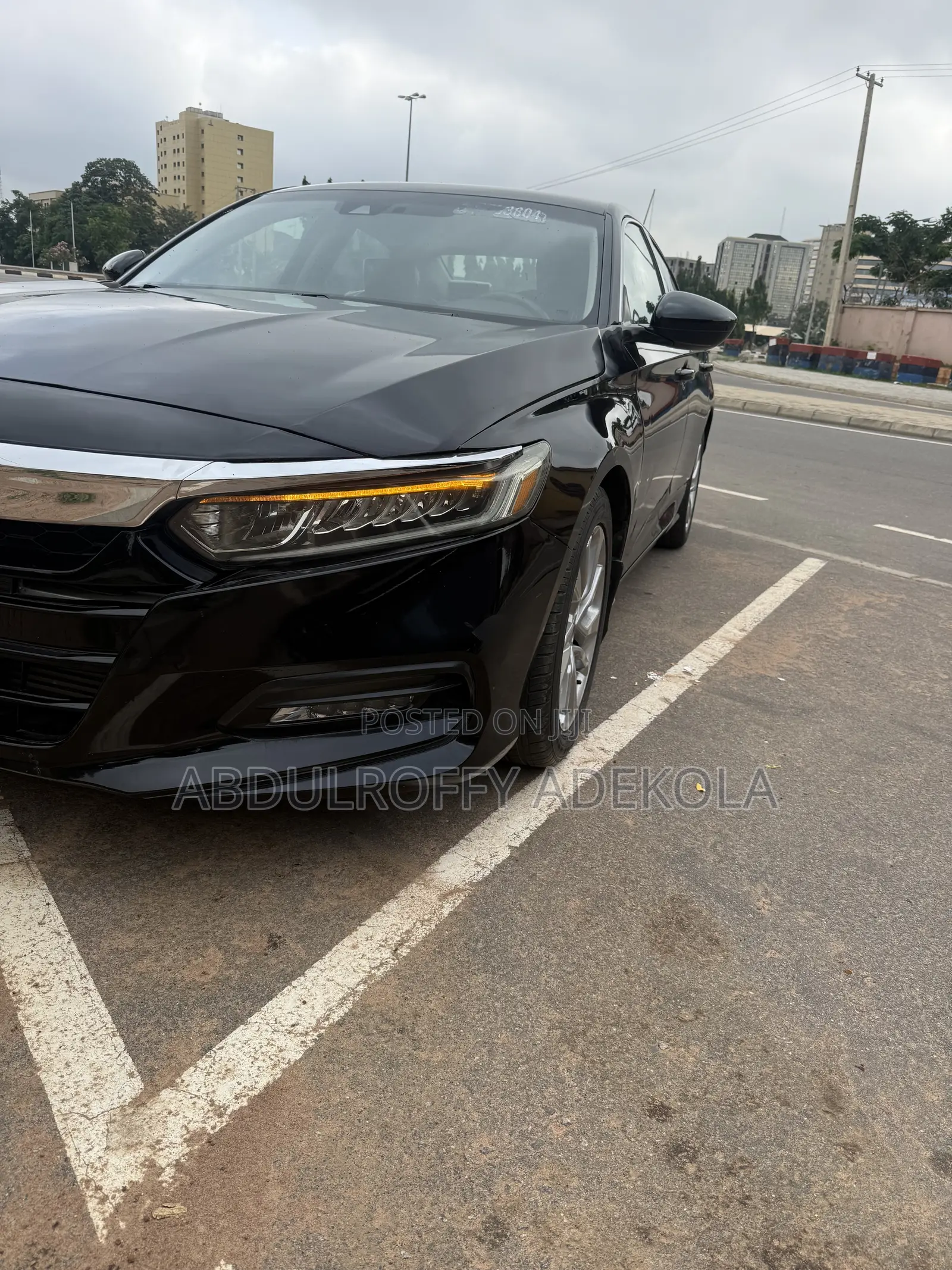 Honda Accord EX-L (2.0L 4cyl Turbo 10A) 2019 Black
