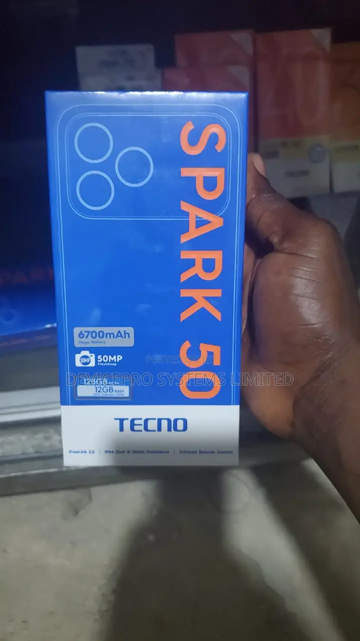 New Tecno Spark 50 128 GB Black