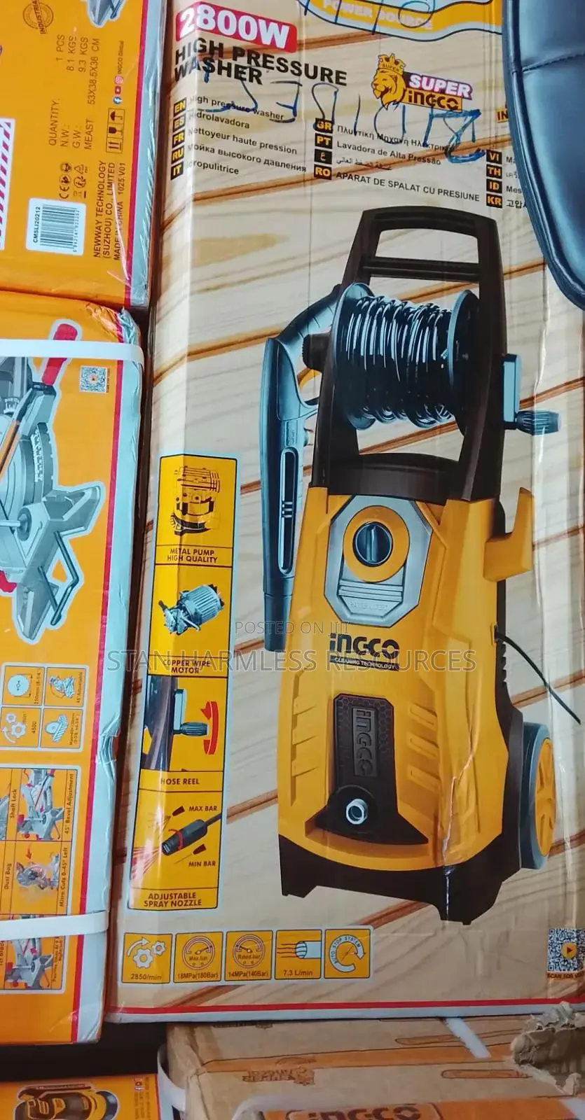 High Pressure Washer Ingco