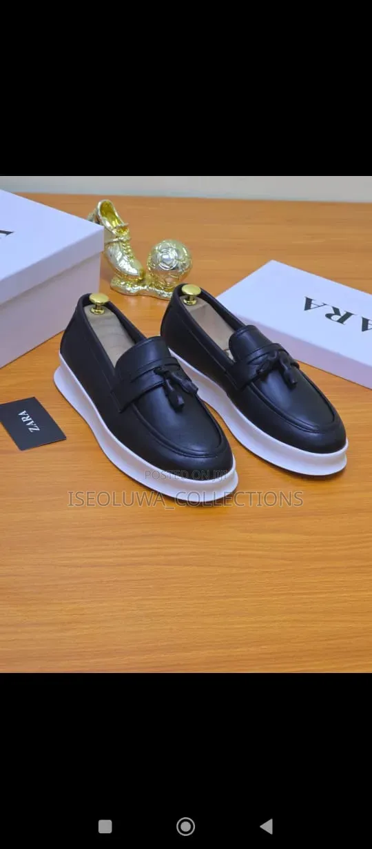 Zara Classic Luxury Contrast Tassel Loafers