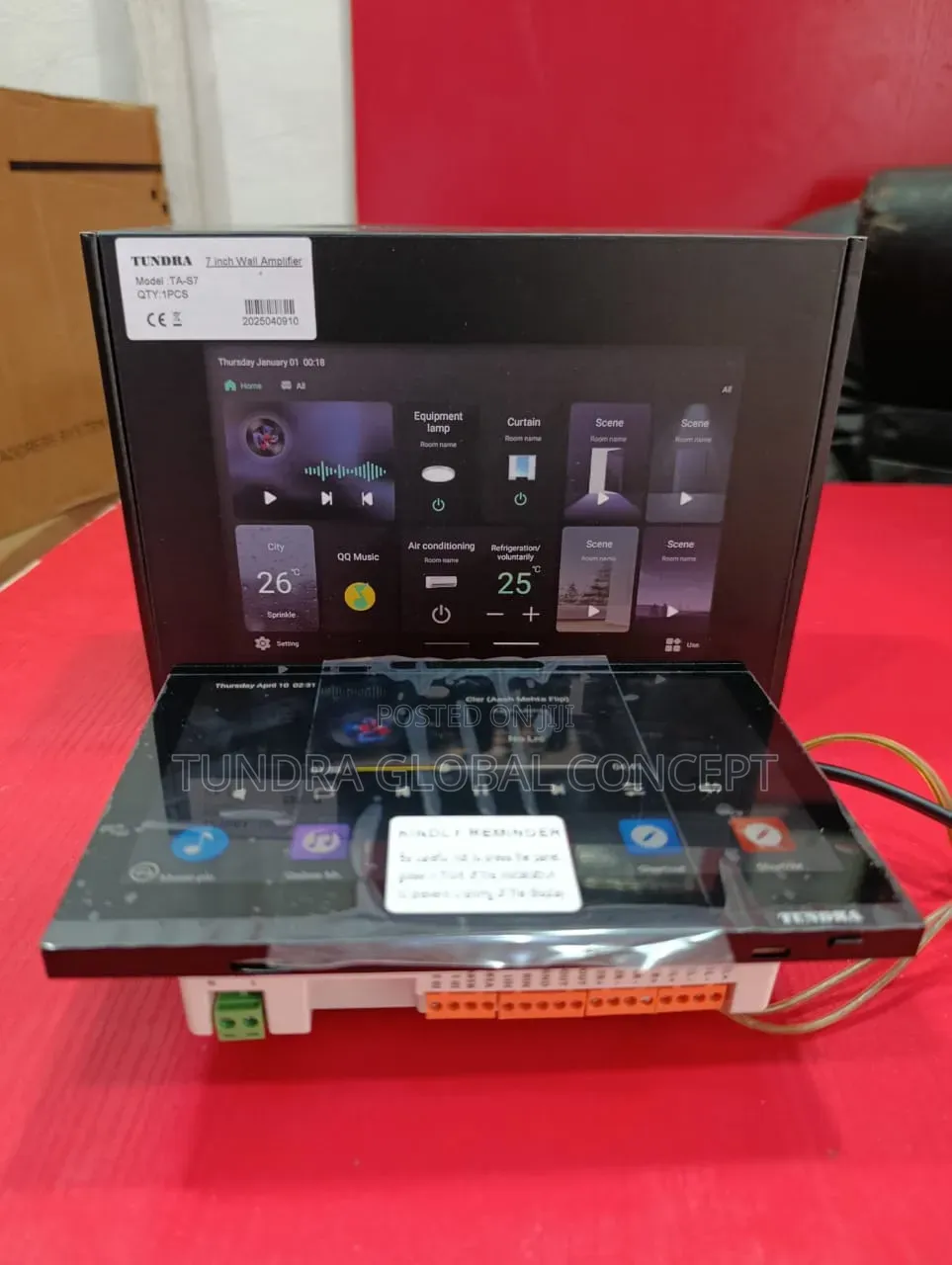 Tundra 7inches Smart Wall Amplifier/ Control Panel With Tuya Smart