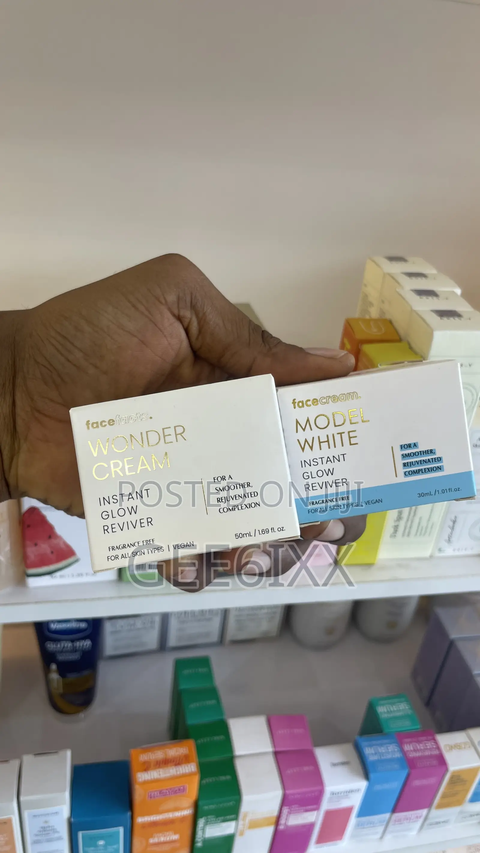 Facefacts Serum Cream Set Ceramide Salicylic Caffeine Vit C