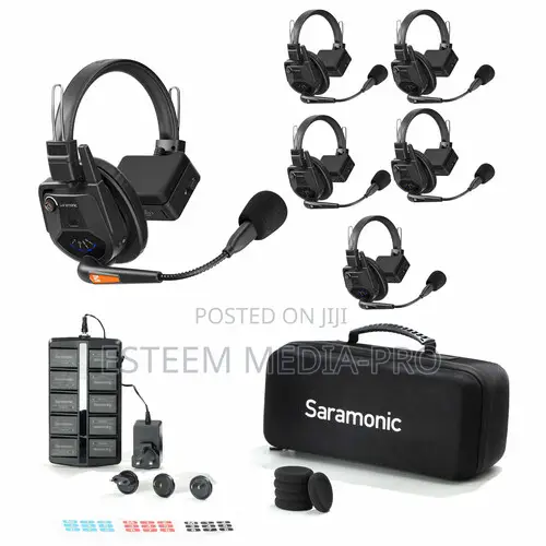 Saramonic Witalk9-5s 5-Person Full-Duplex Wireless Intercom System
