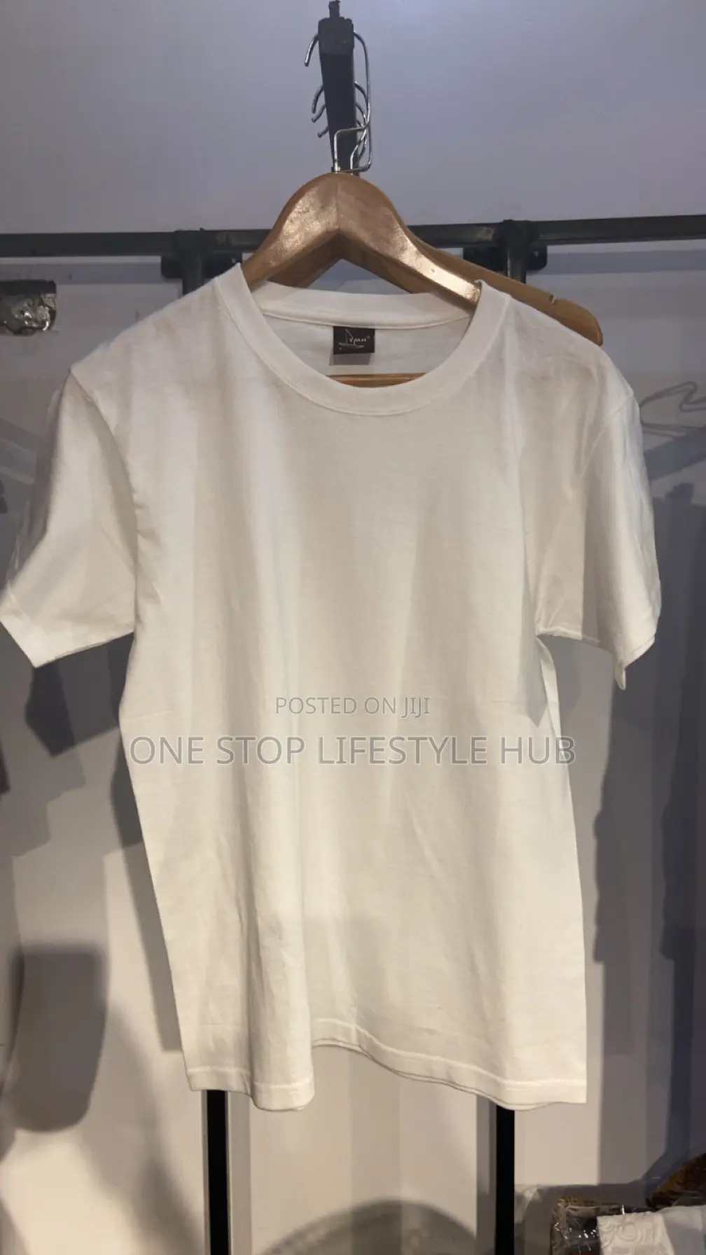 High Quality Plain White Round Neck T-Shirt (Crew Neck)