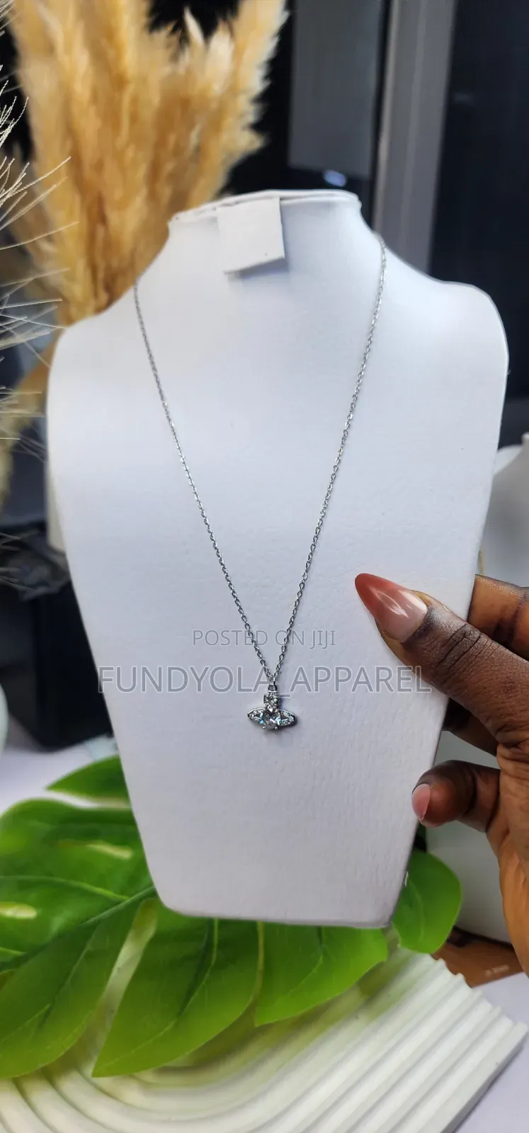 Aura Orb Silver Chain