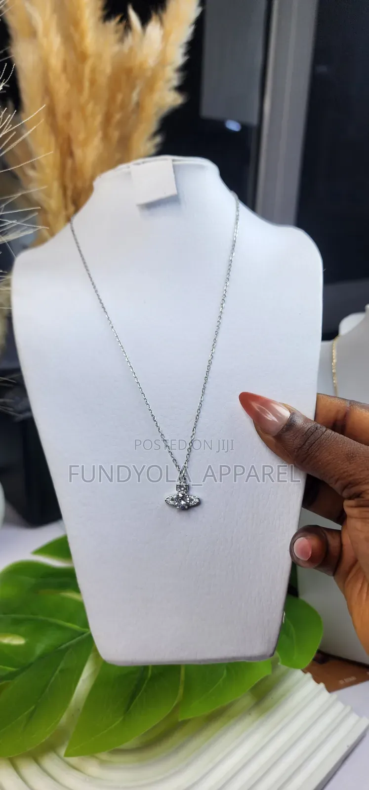 Aura Orb Silver Chain