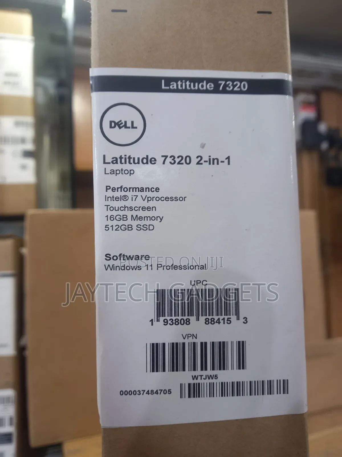 New Laptop Dell Latitude 7320 16GB Intel Core i7 SSD 512GB