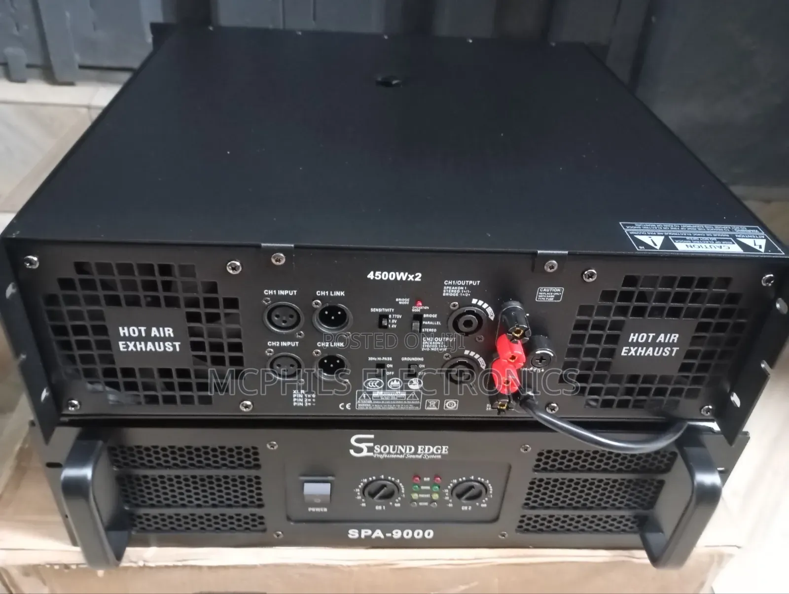 Soundedge Spa-9000w Powered Amplifier