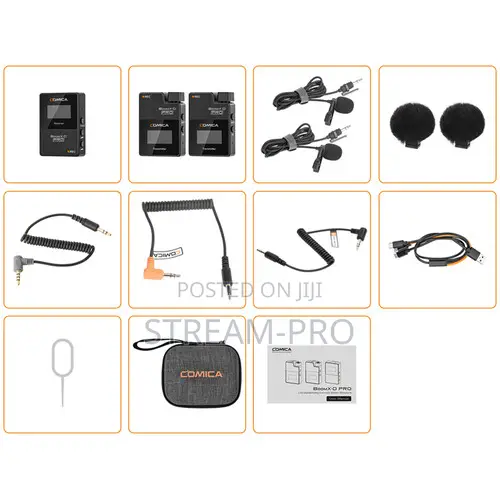 Comica Audio Boomx-d Pro D2 2-person Digital Wireles Microphone System
