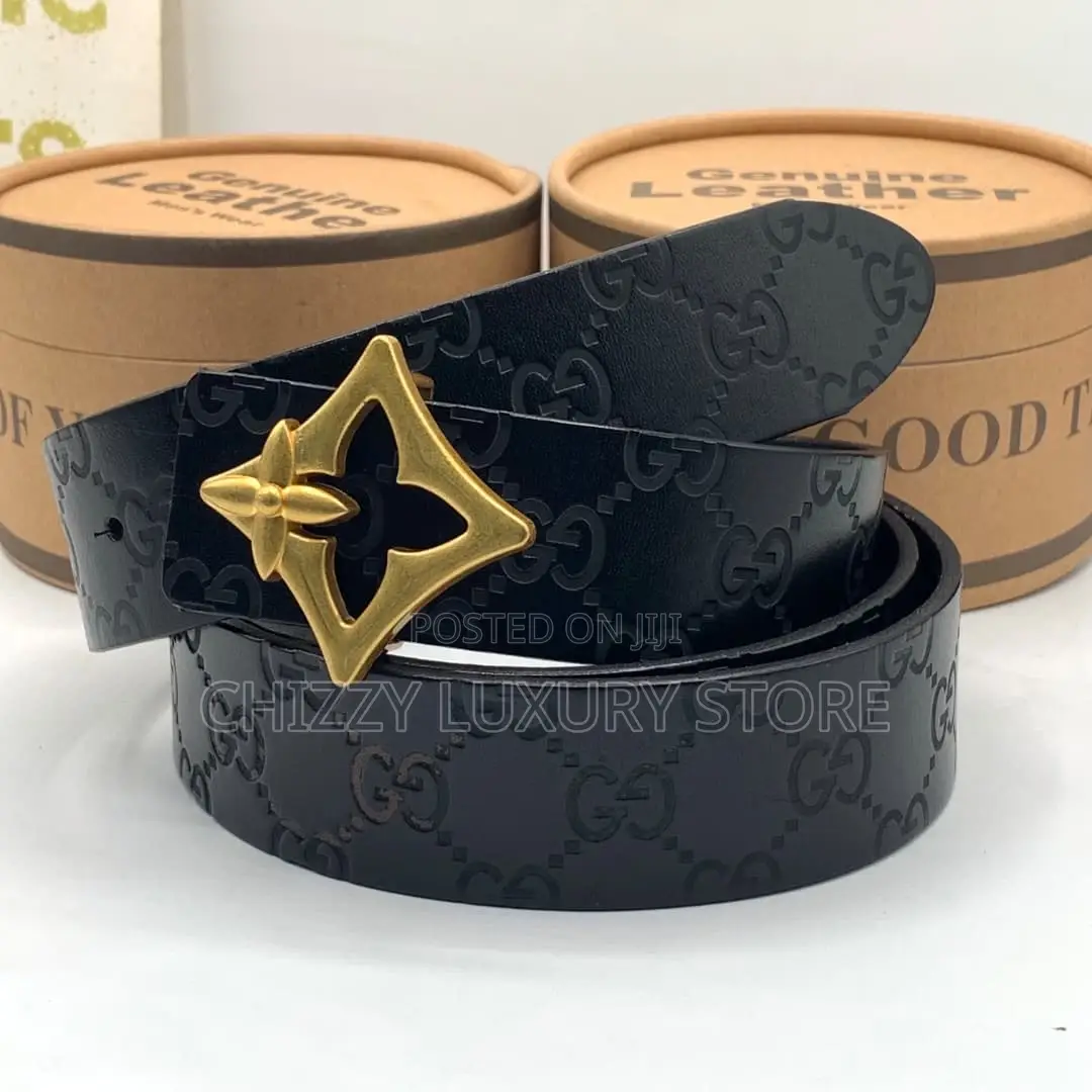 Gucci Quality Luxury Men Genuine Leather Belt