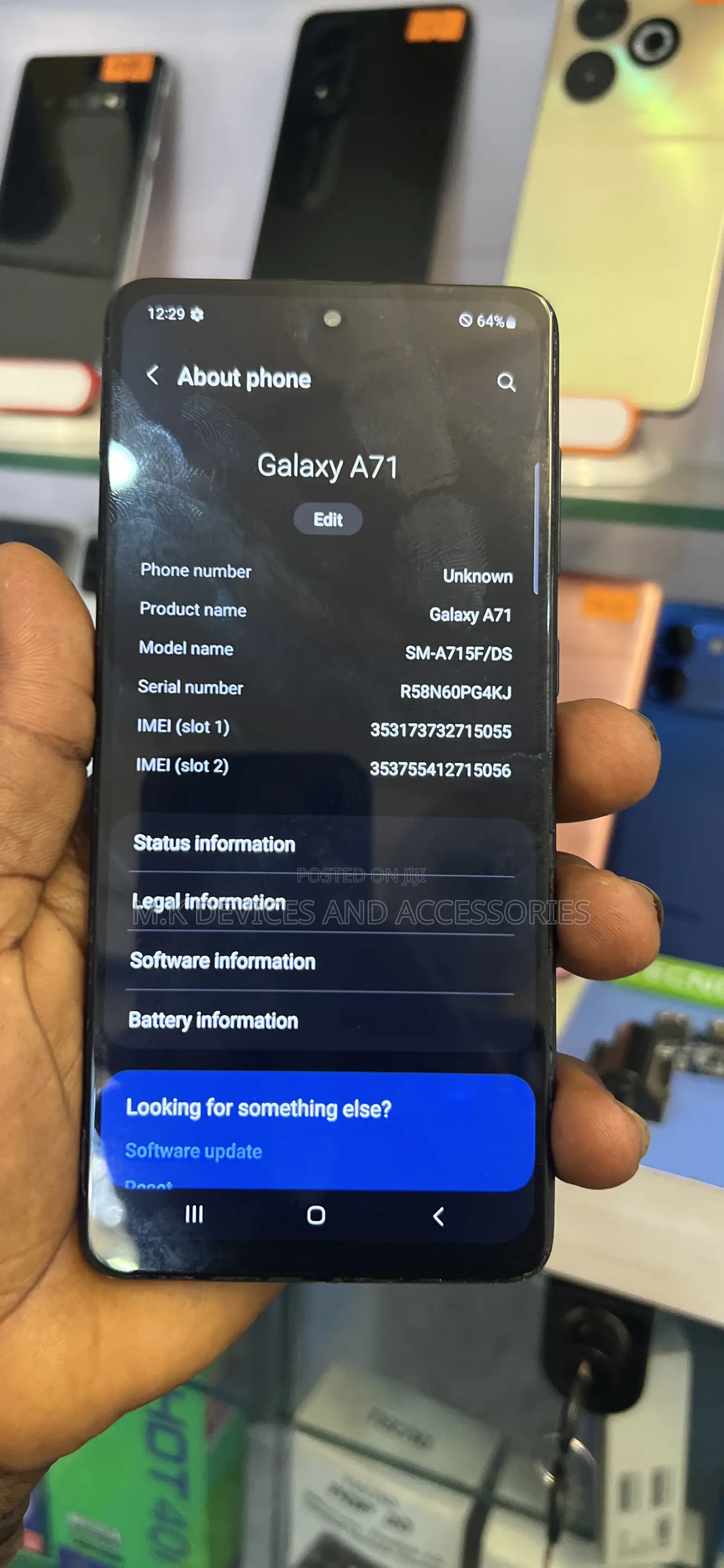 Samsung Galaxy A71 128 GB Black