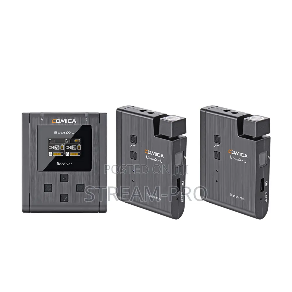 Comica Audio Boomx-u Ultracompact 2-person Wireless Microphone System