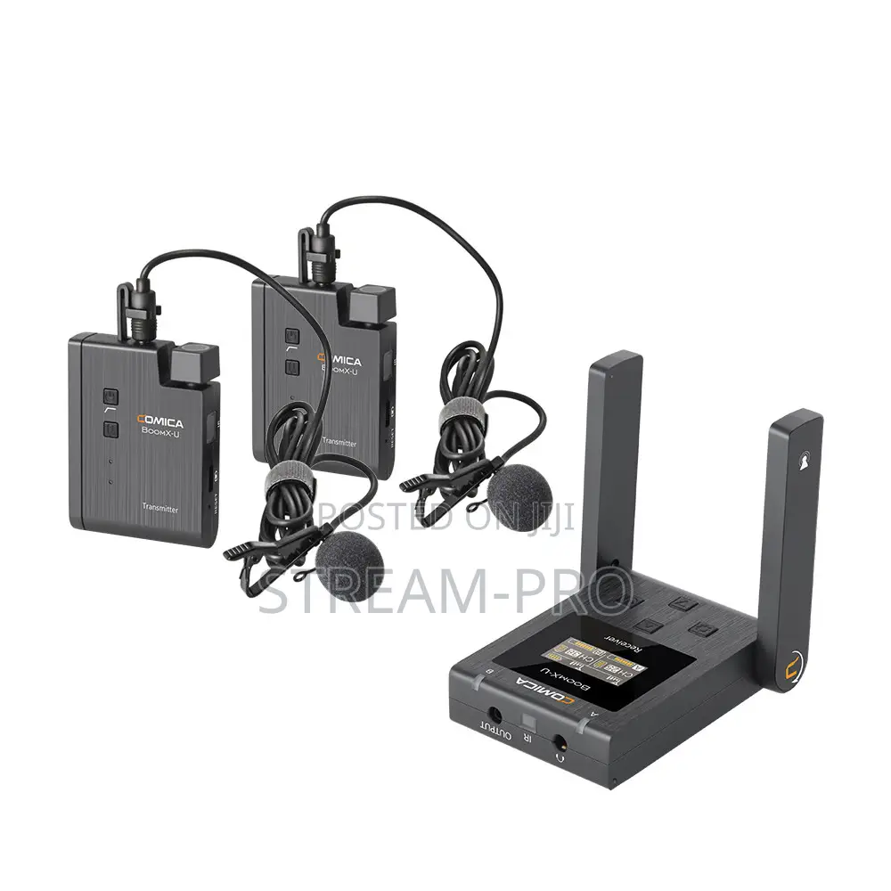 Comica Audio Boomx-u Ultracompact 2-person Wireless Microphone System