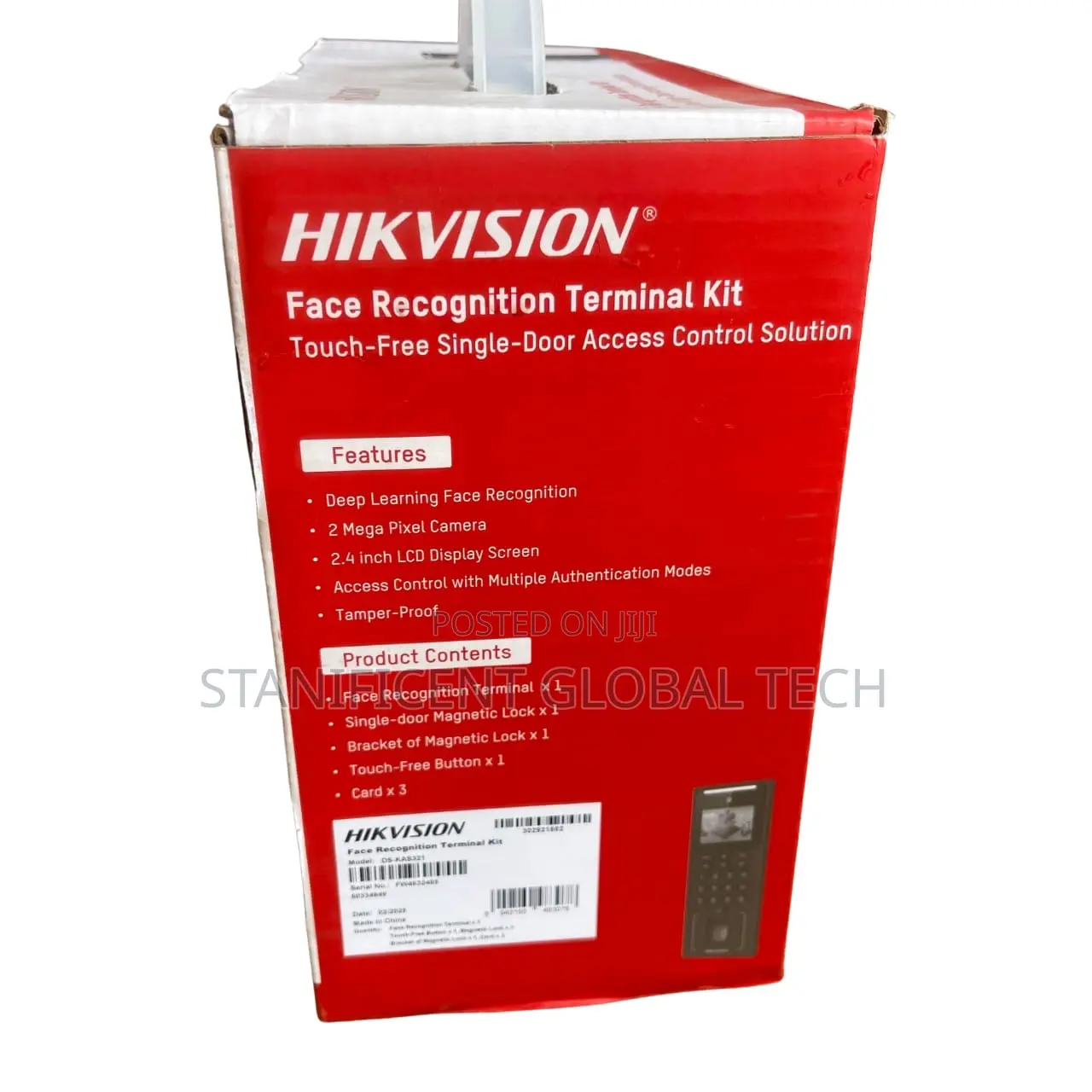 Hikvision Face Recognition Terminal Kit (Ds-Kas321)