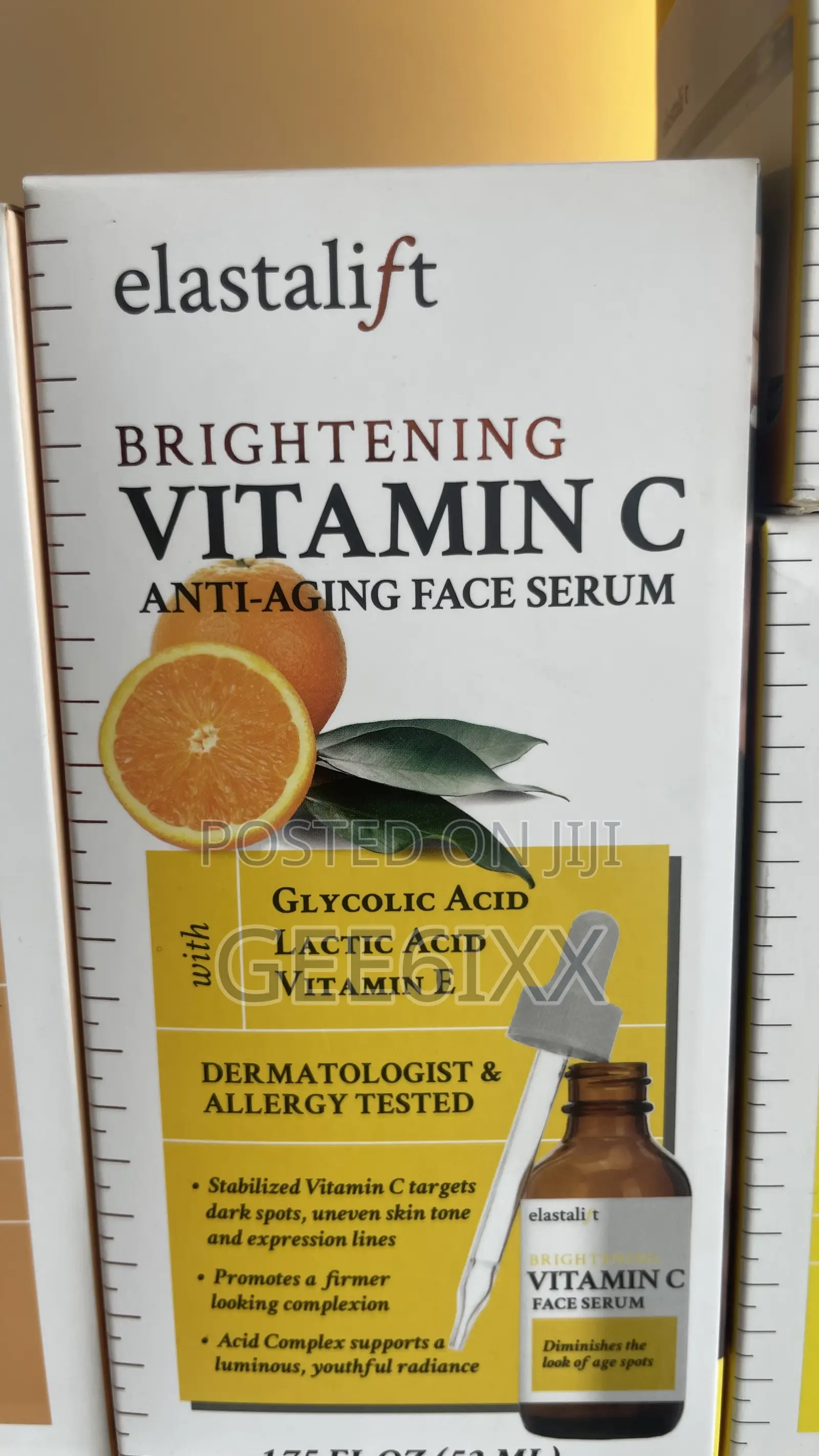 Elastalift Vitamin C Turmeric Serum Cream Face Serum Brightening