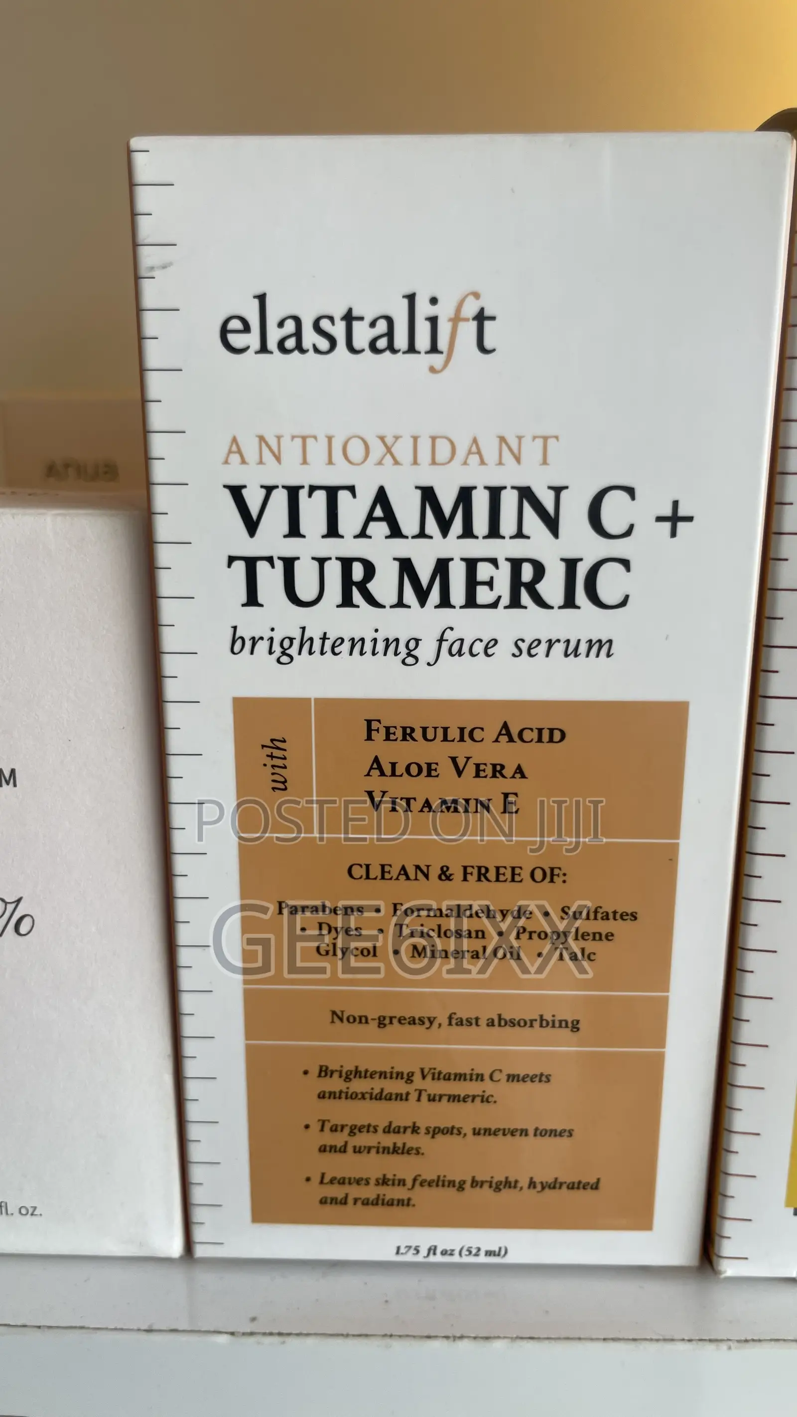 Elastalift Vitamin C Turmeric Serum Cream Face Serum Brightening