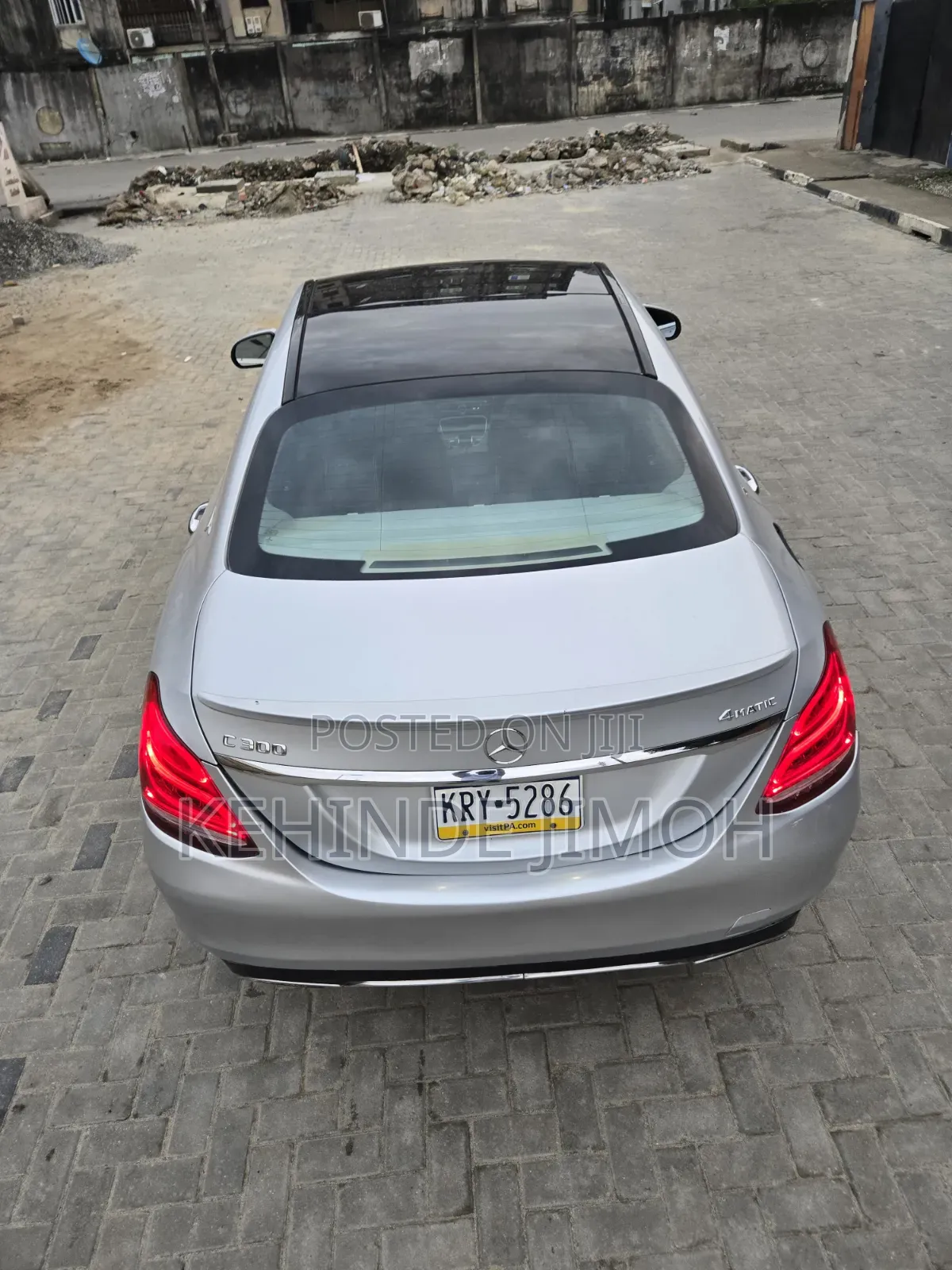 Mercedes-Benz C300 Luxury 4Matic Sedan AWD (2.0L 4cyl 7A) 2016 Silver