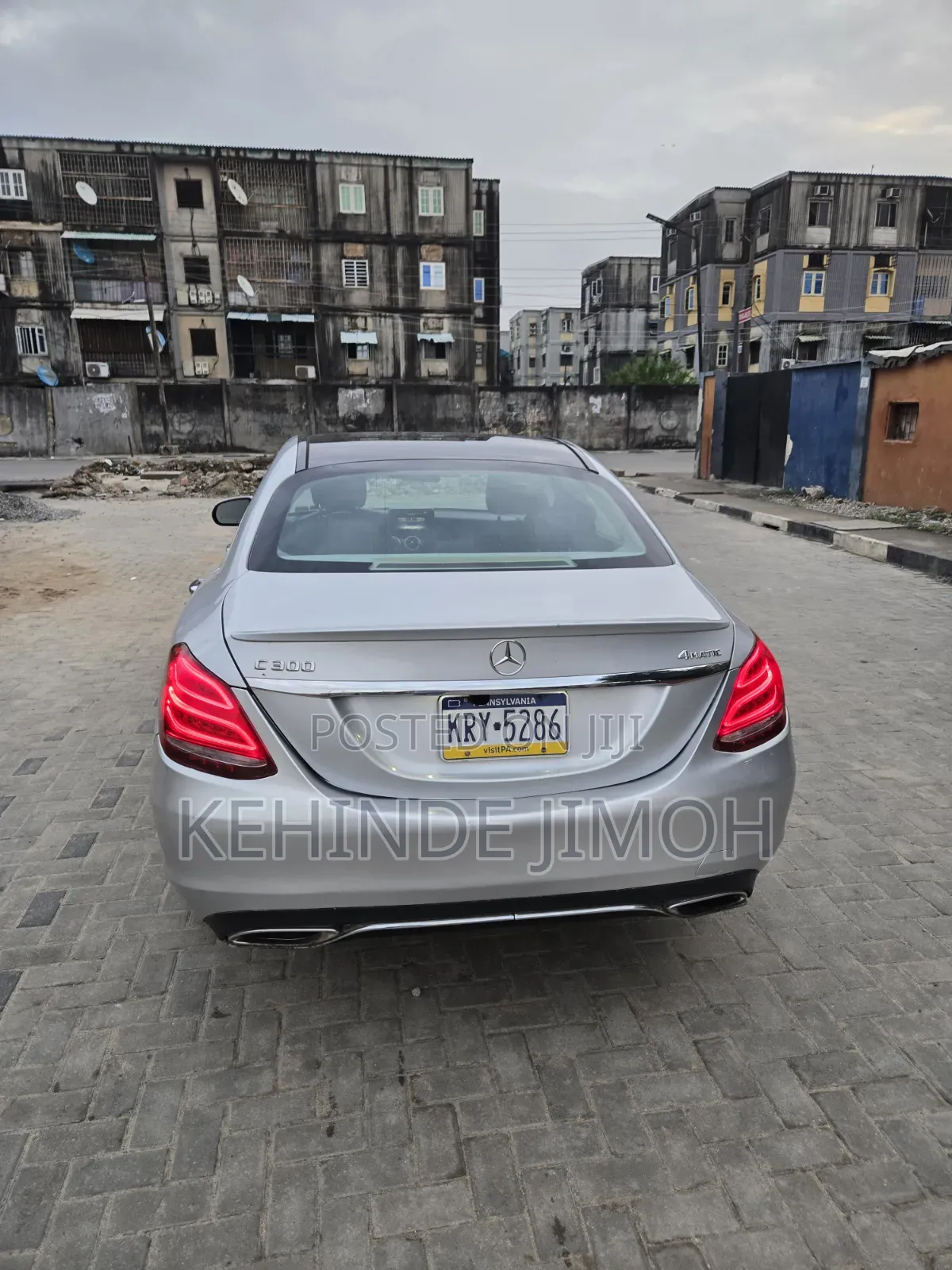 Mercedes-Benz C300 Luxury 4Matic Sedan AWD (2.0L 4cyl 7A) 2016 Silver