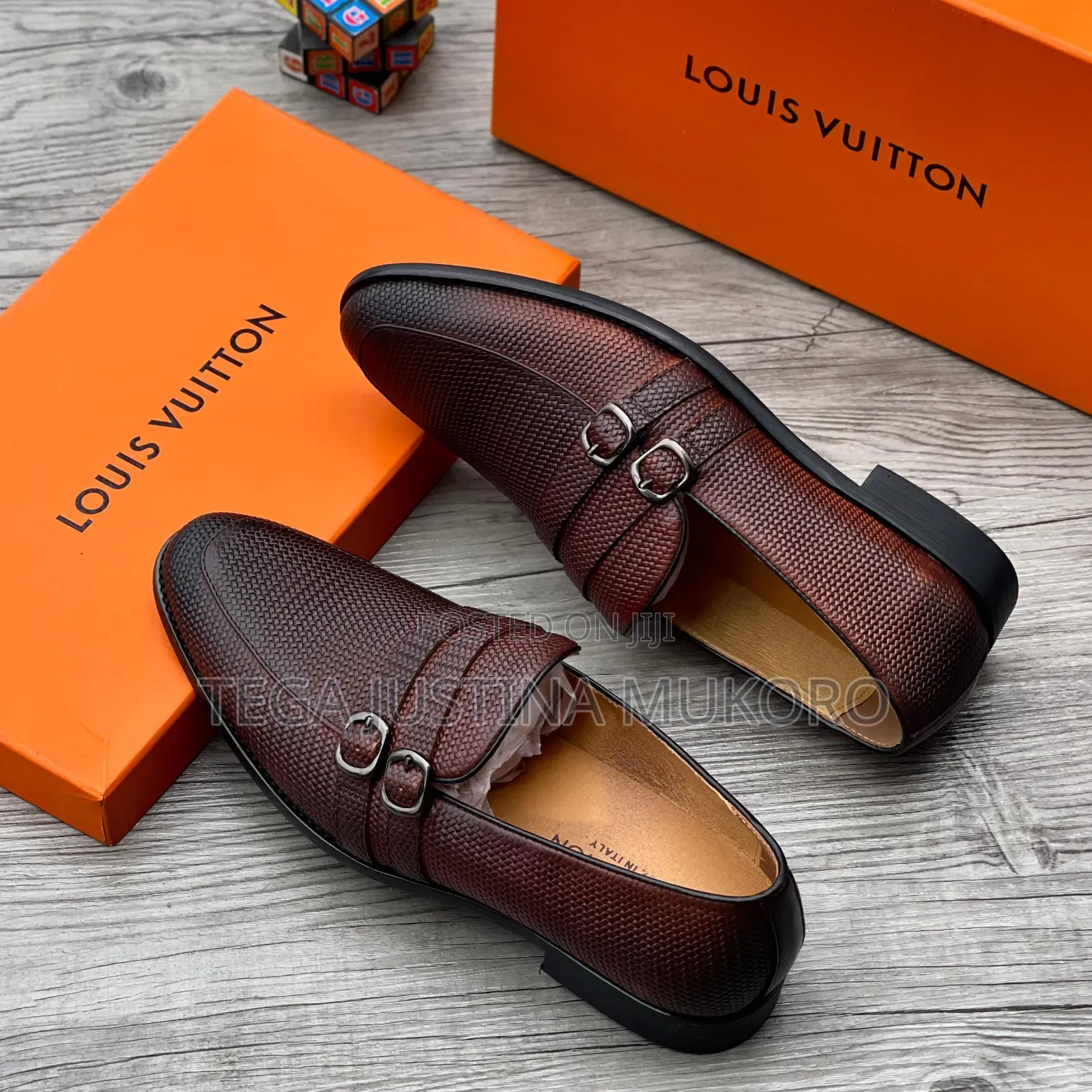 High Quality Louis Vuitton Pure Leather Men's Flat Shoes