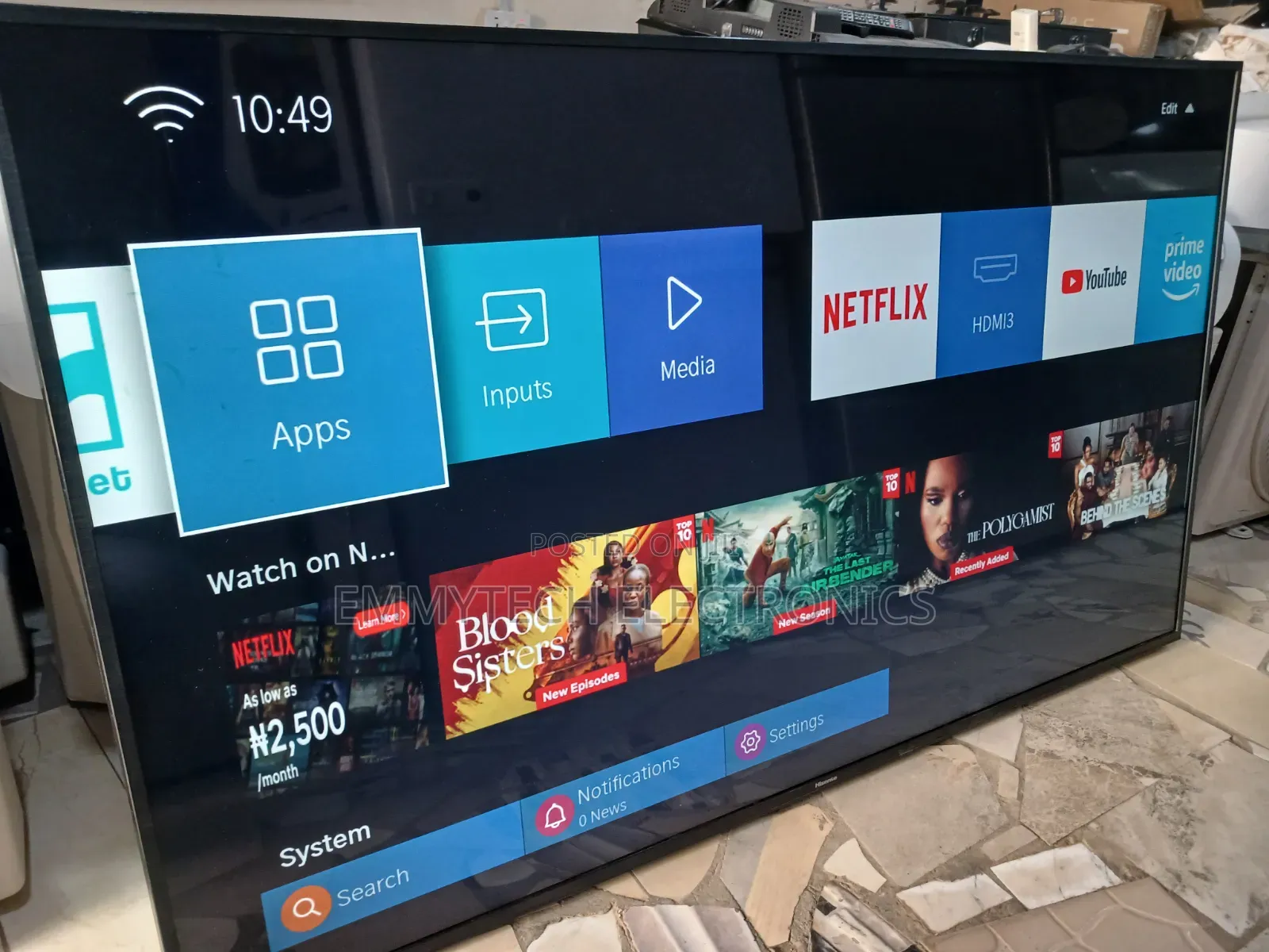 Original Hisense 65inches Smart Tv