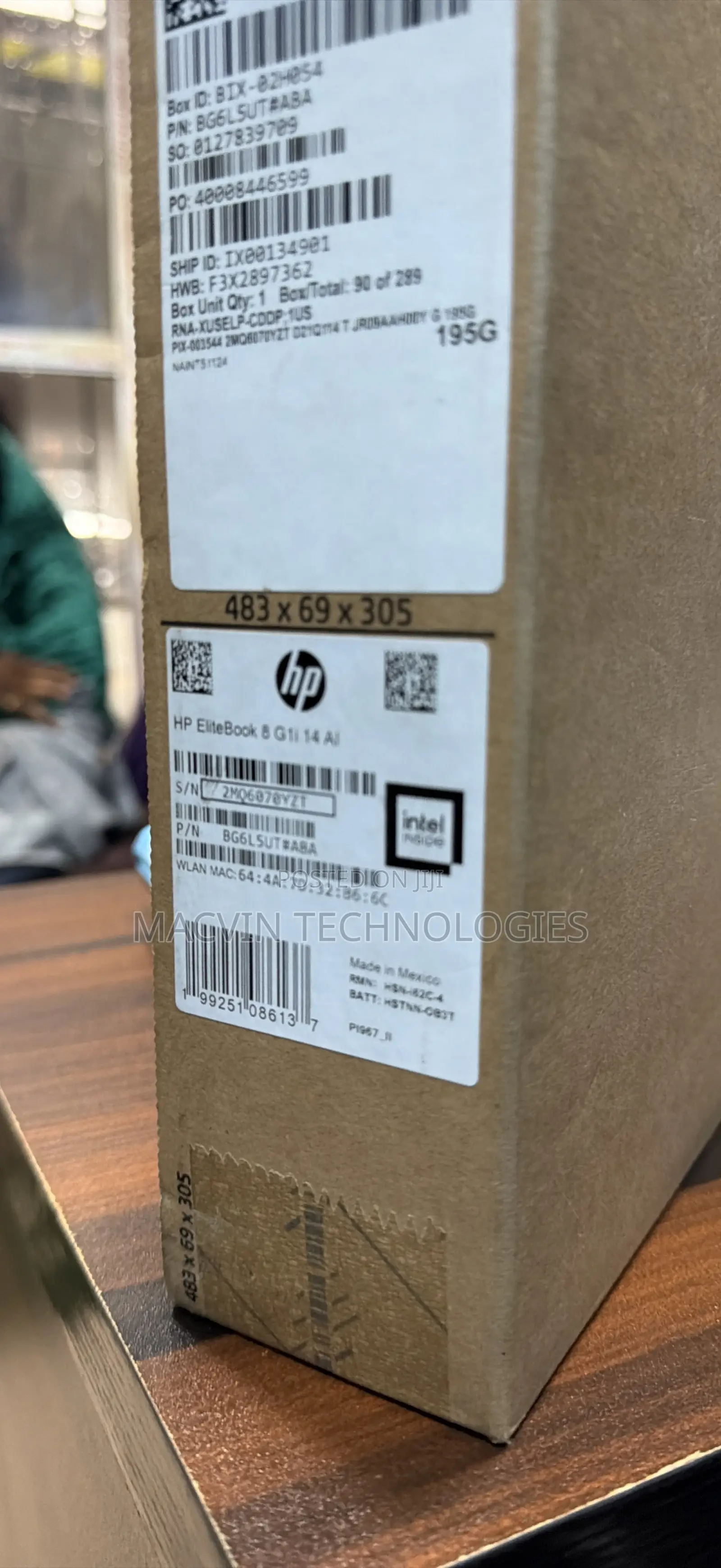New Laptop HP EliteBook 840 32GB Intel Core Ultra 7 SSD 1T