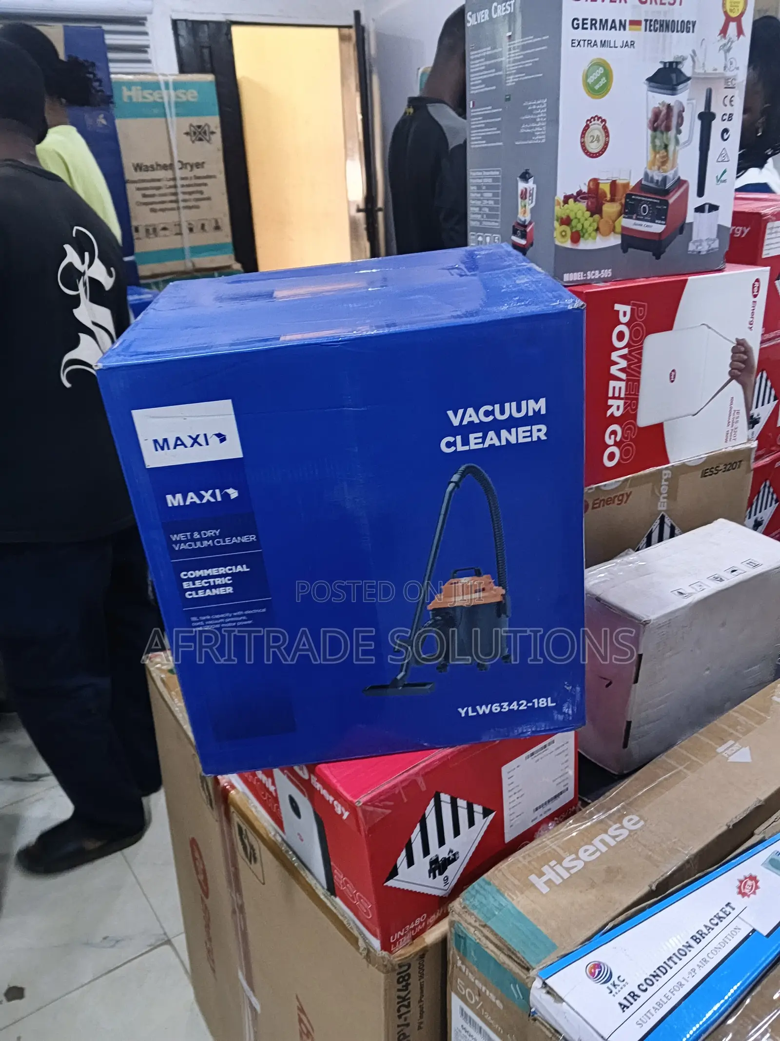 Maxi 18l Industrial Wet Dry Vacuum Cleaner