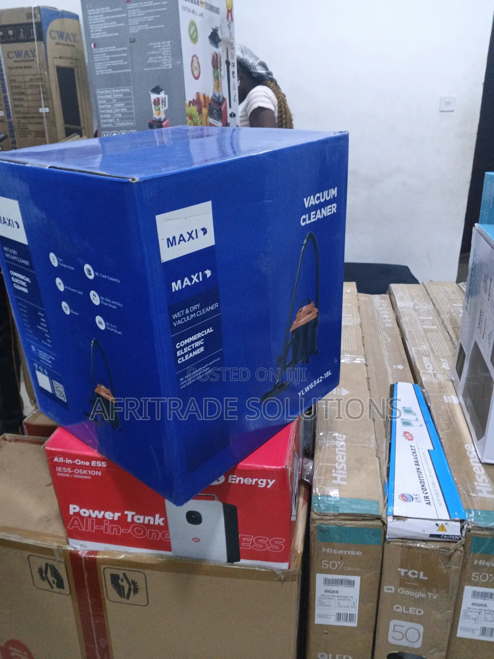 Maxi 18l Industrial Wet Dry Vacuum Cleaner