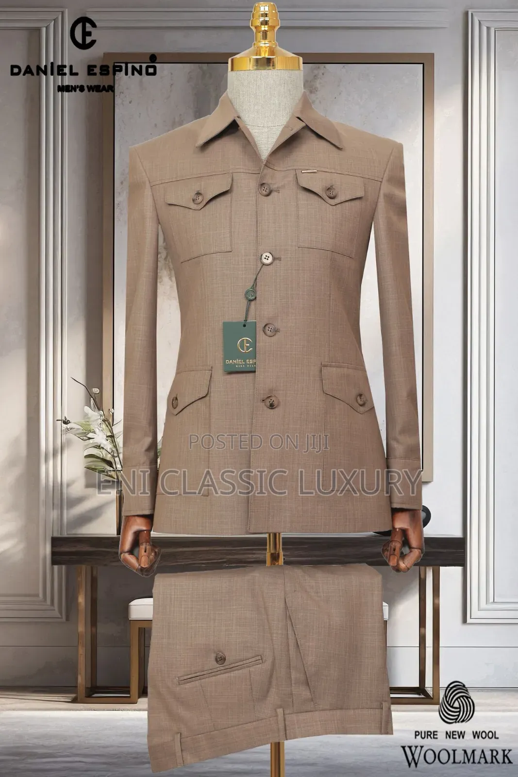 Top Notch Luxury Men's Safari Suit Best Quality Well Banded Package