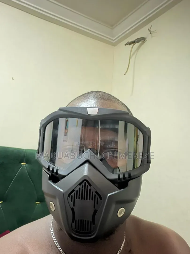 New Motorcycle Face Mask 2026 Black