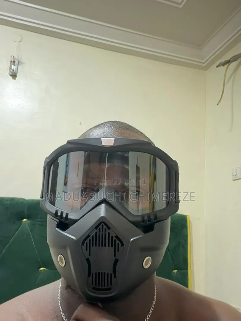 New Motorcycle Face Mask 2026 Black