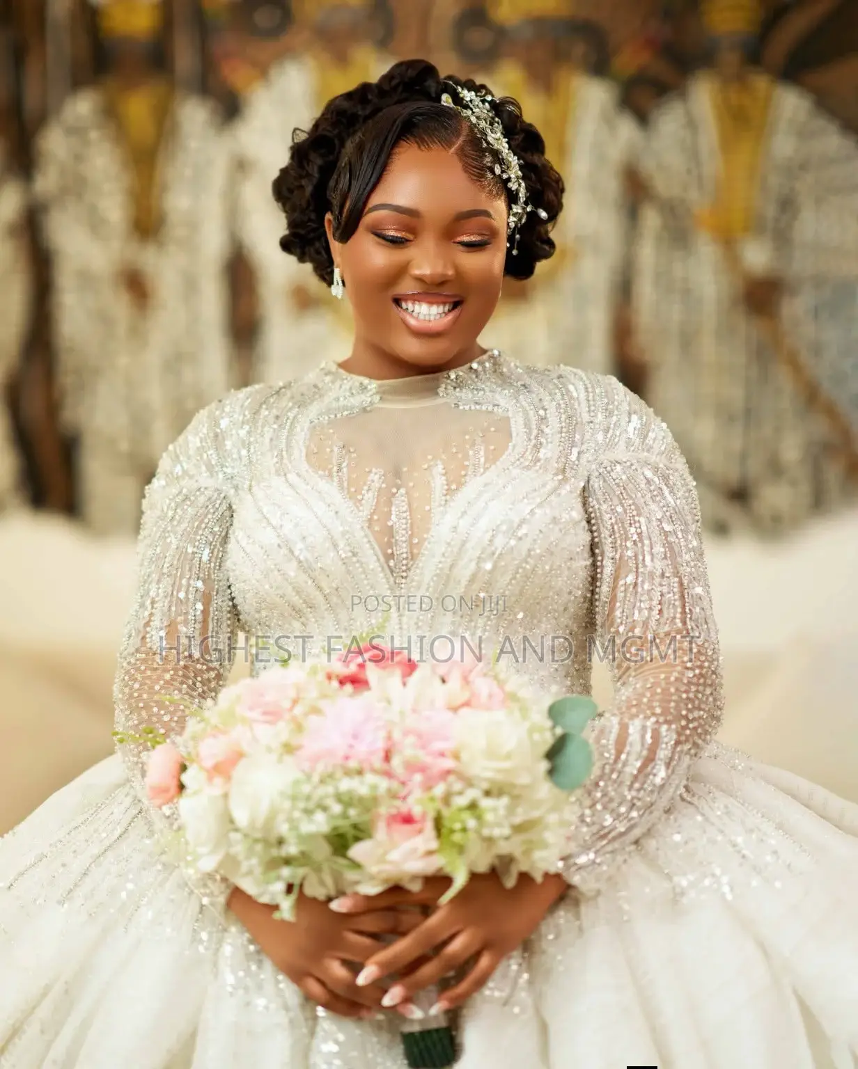 Premium Hand Beaded Bridal Dress