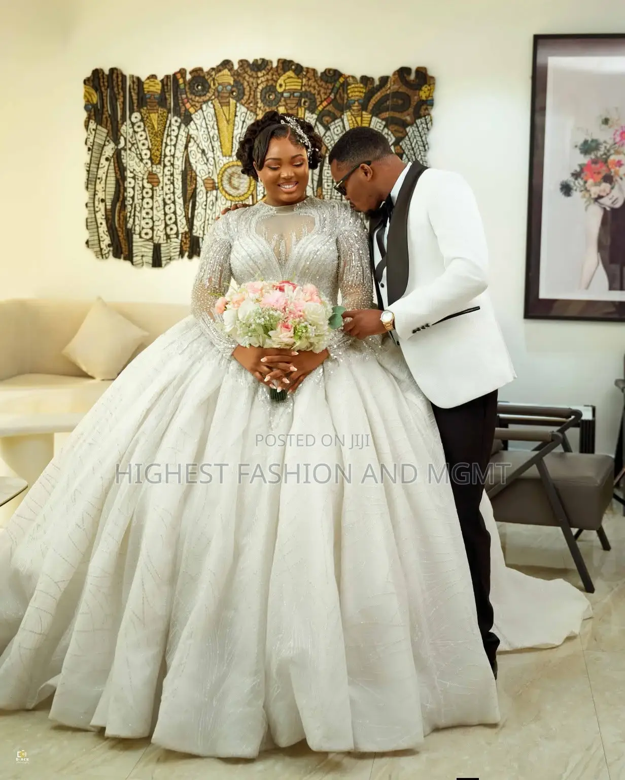 Premium Hand Beaded Bridal Dress