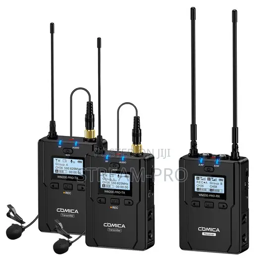 Comica Audio CVM-Wm200a Pro 2-Person Wireless Omni Lavalier Microphone