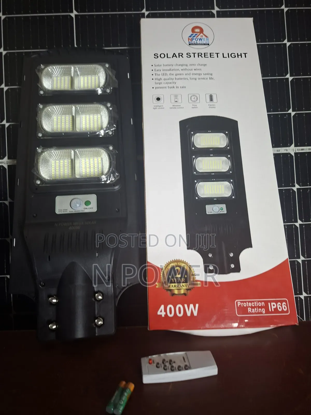 N Power Solar Street Light 400w