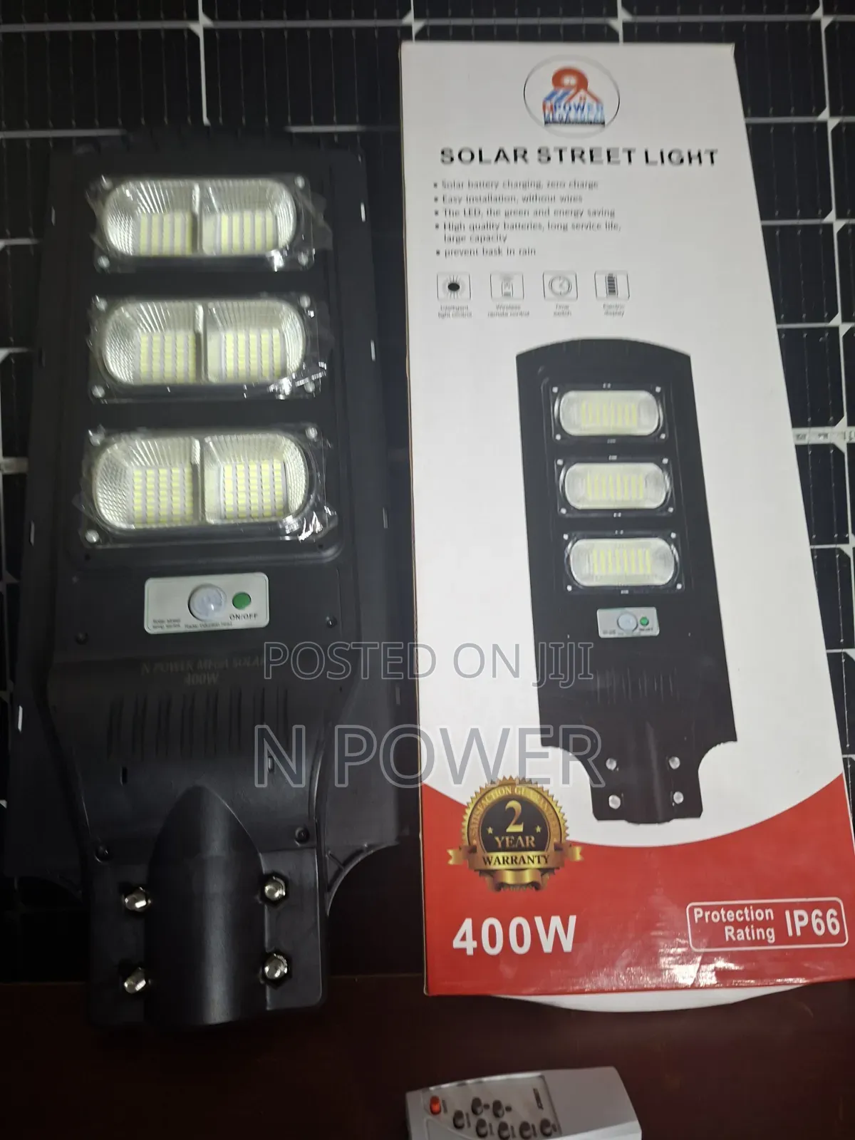 N Power Solar Street Light 400w
