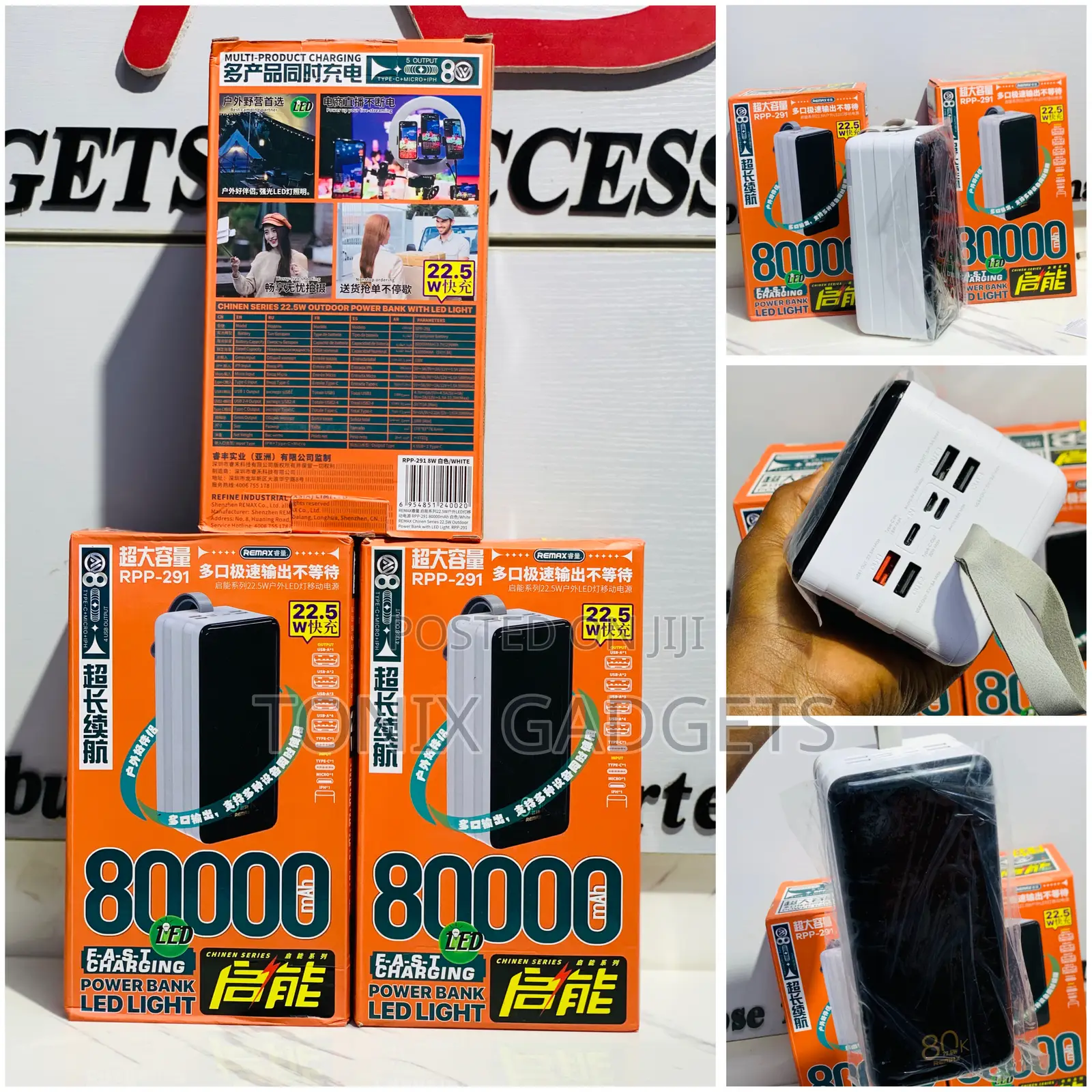 Ramax 80000mah Fast Charging Powerbank