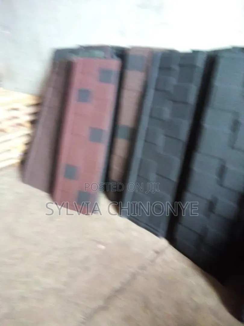 Milano Black and Red Quality Stone Coated With 50 Years Warranty