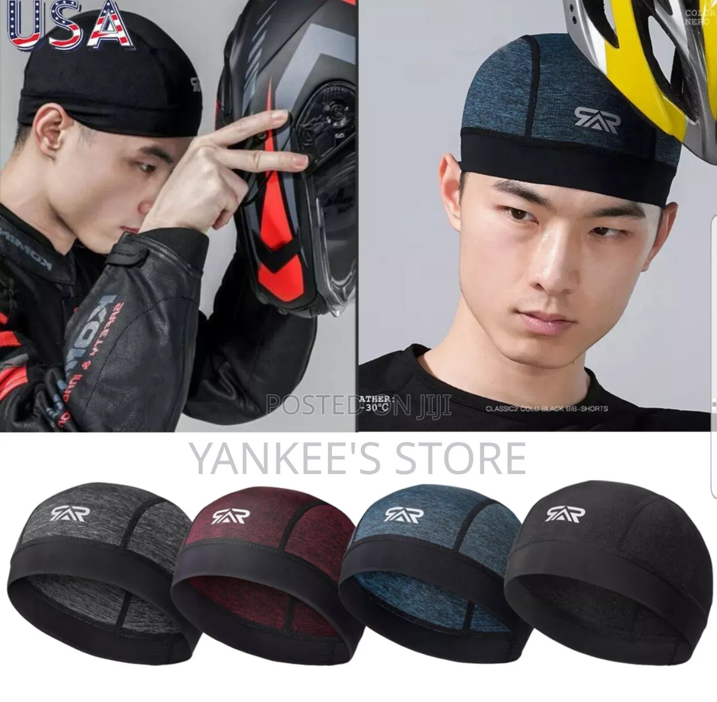 Brand New Unisex Saitag Cooling Skull Caps/Wave Cap