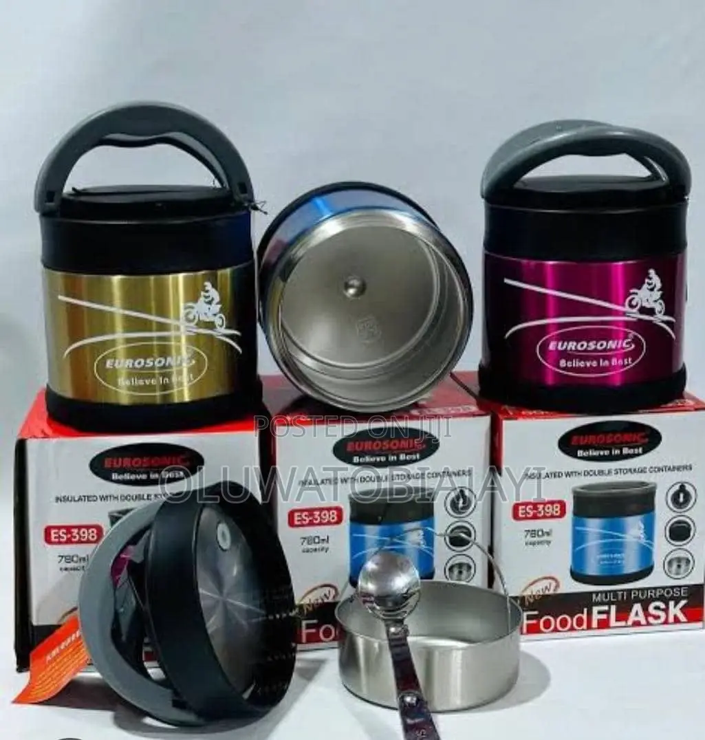 Eurosonic 780ml Vacuum Food Flask ₦16,000