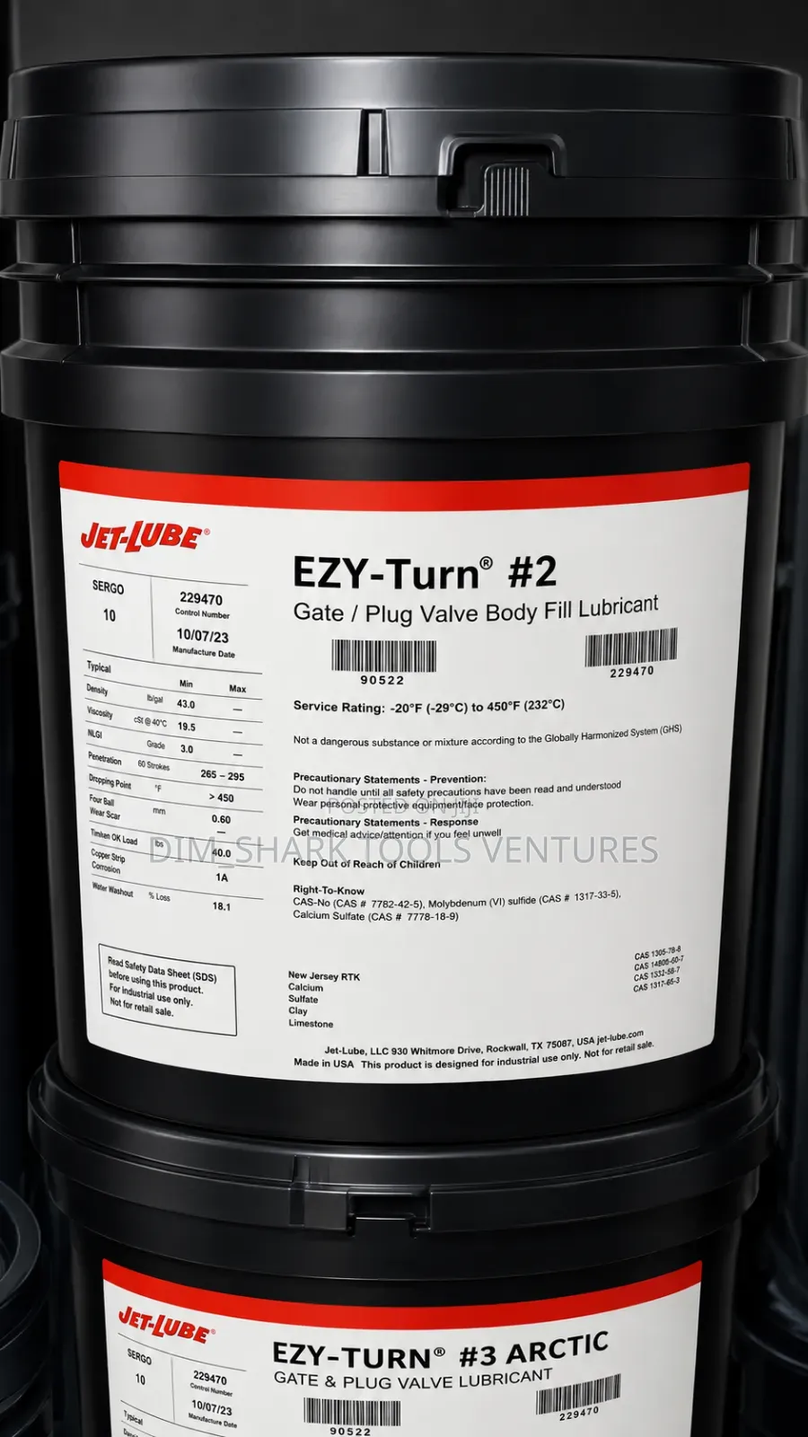 20-Liter Pail of Jet-Lube Ezy-Turn #2
