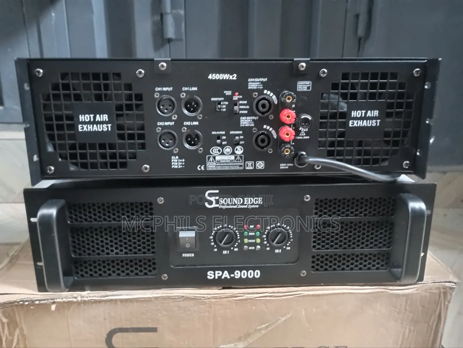 Soundedge 4500w X2 Powered Amplifier