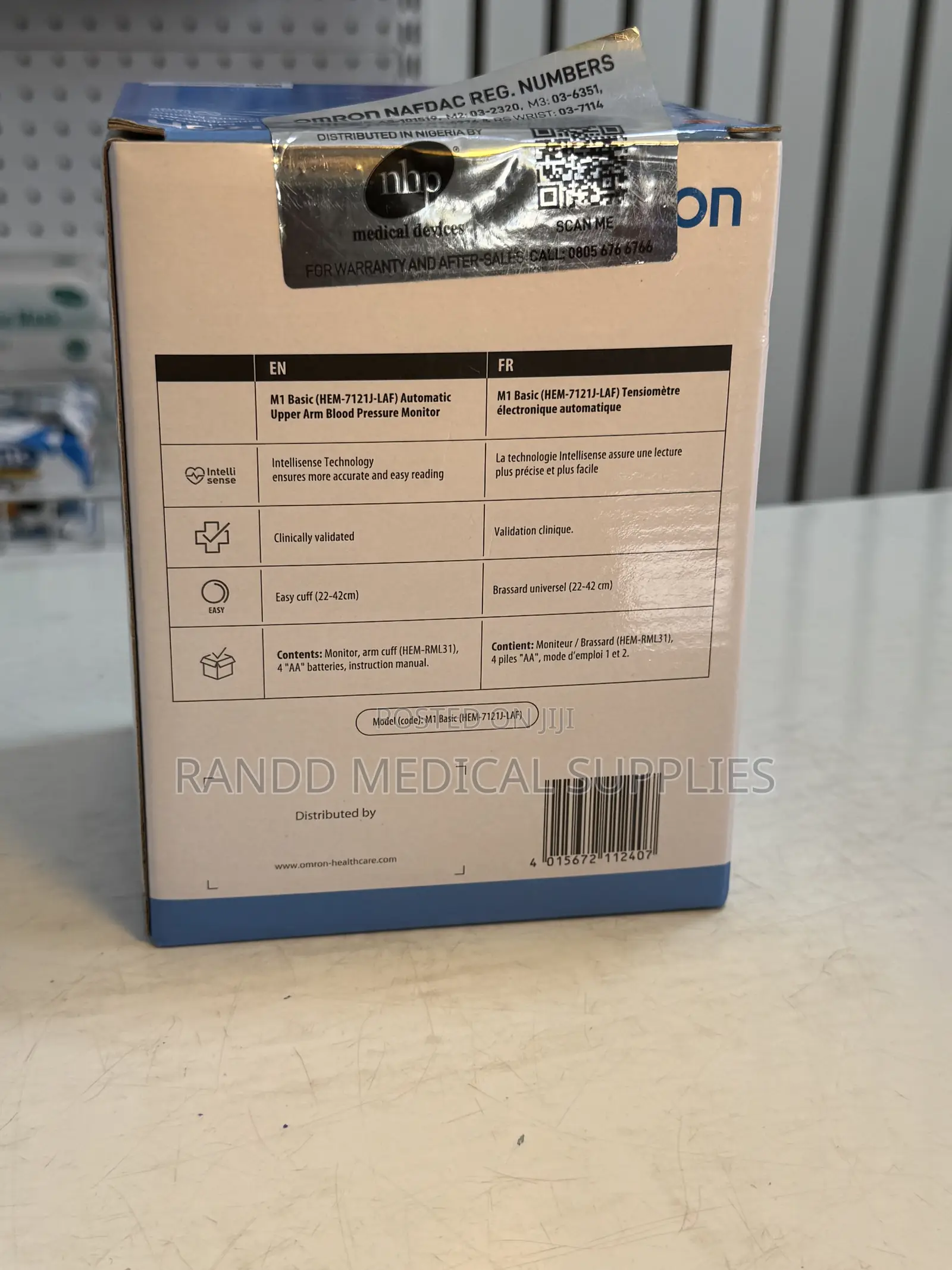 Omron M1 Basic Automatic Upper Arm Blood Pressure Monitor