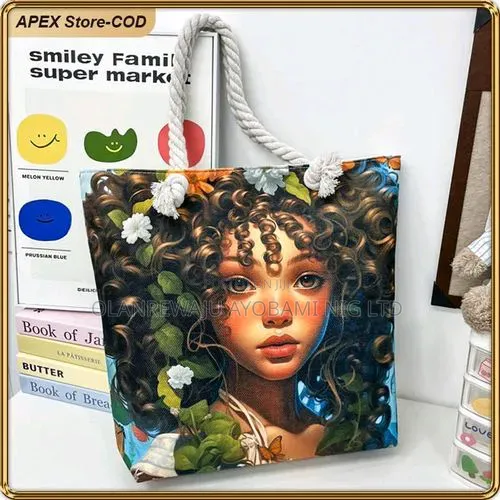 Ashion African American Black Women Tote Bag