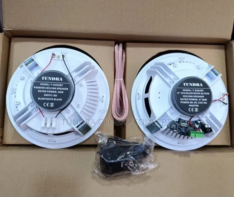 Tundra Single Bluetooth Ceiling Speakers T-8202bt