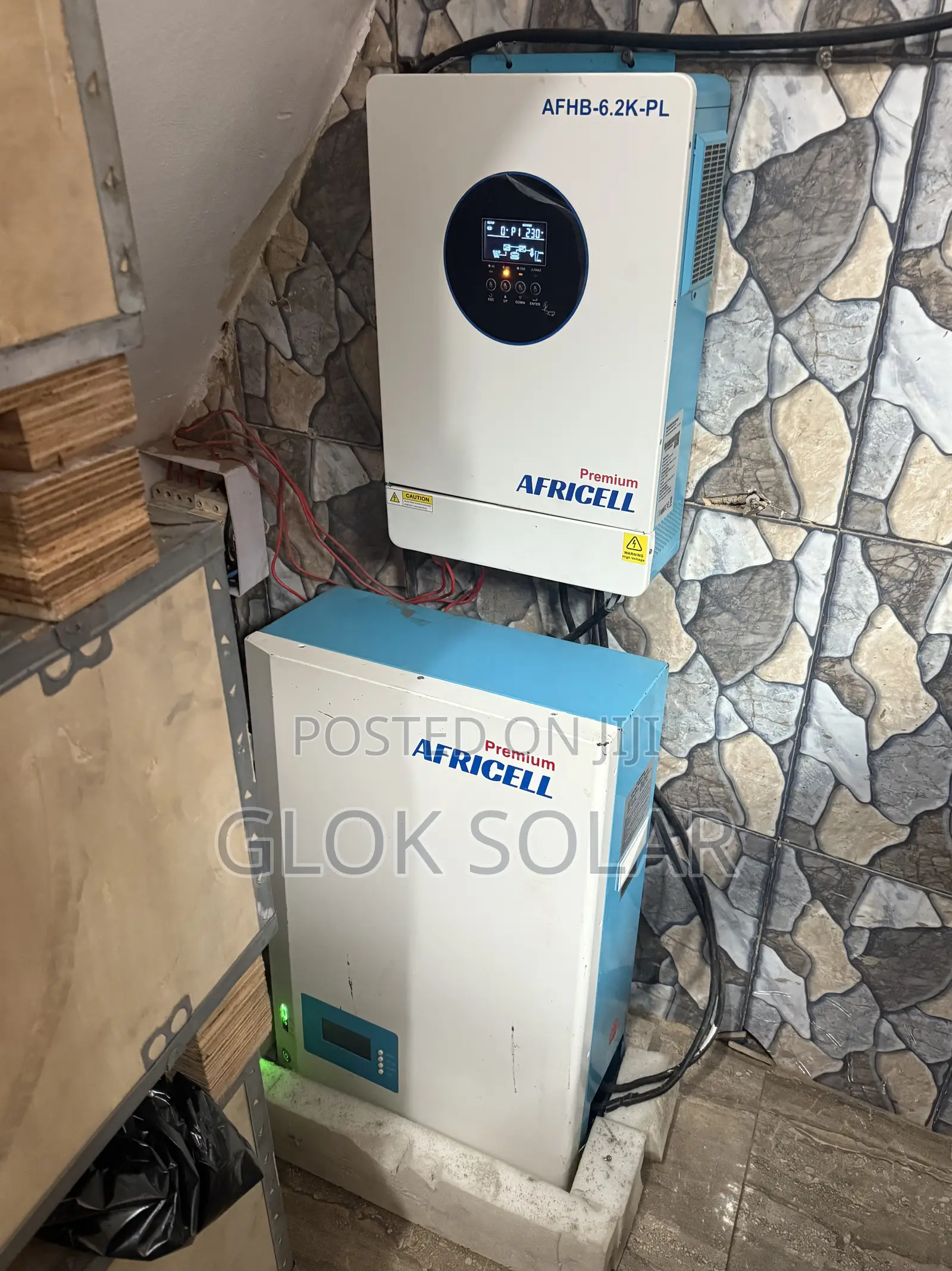 5kwh 51.2v and a Backup Inverter of 6.2kva Hybrid Inverter