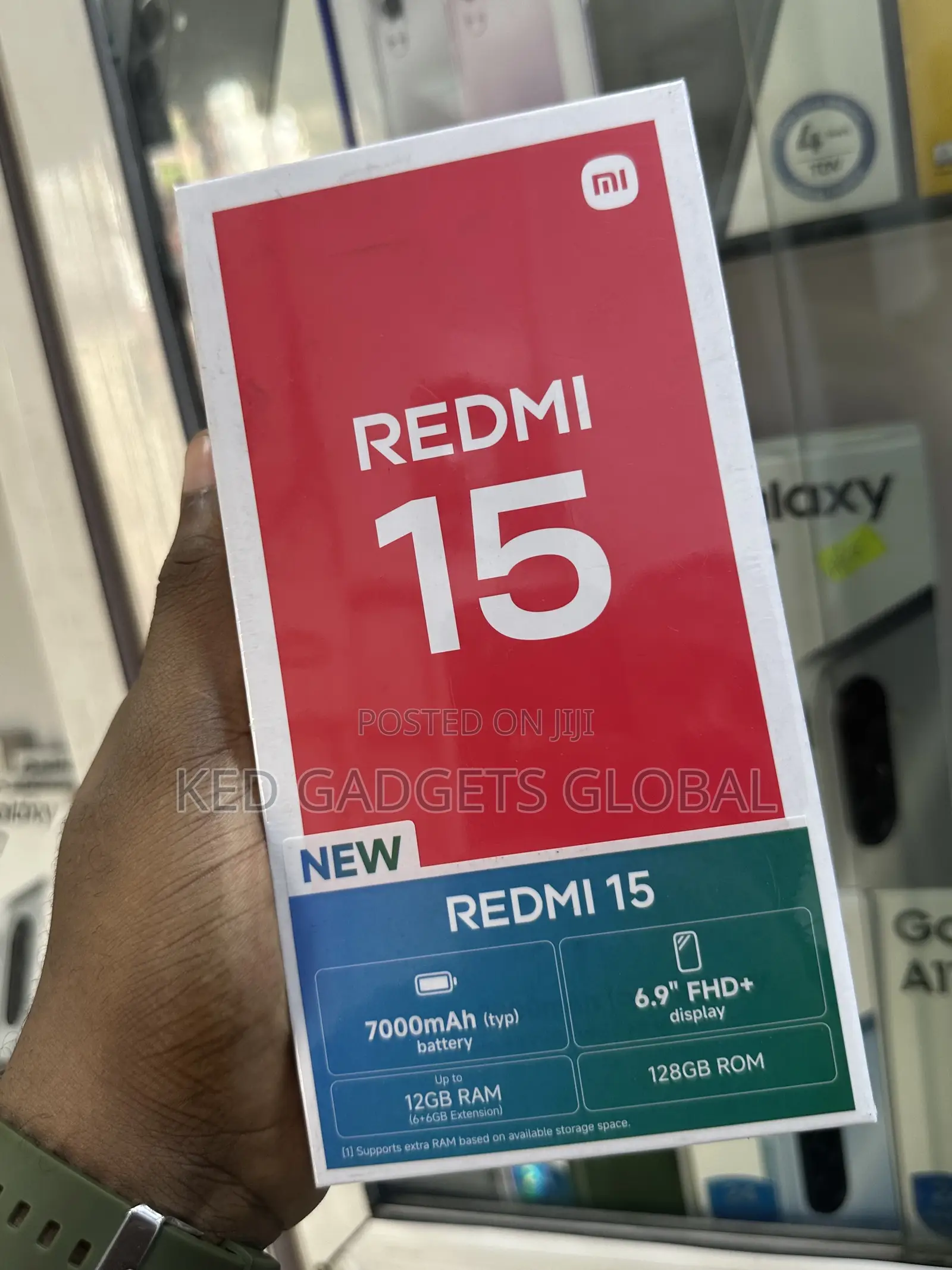 New Xiaomi Redmi 15 128 GB Black
