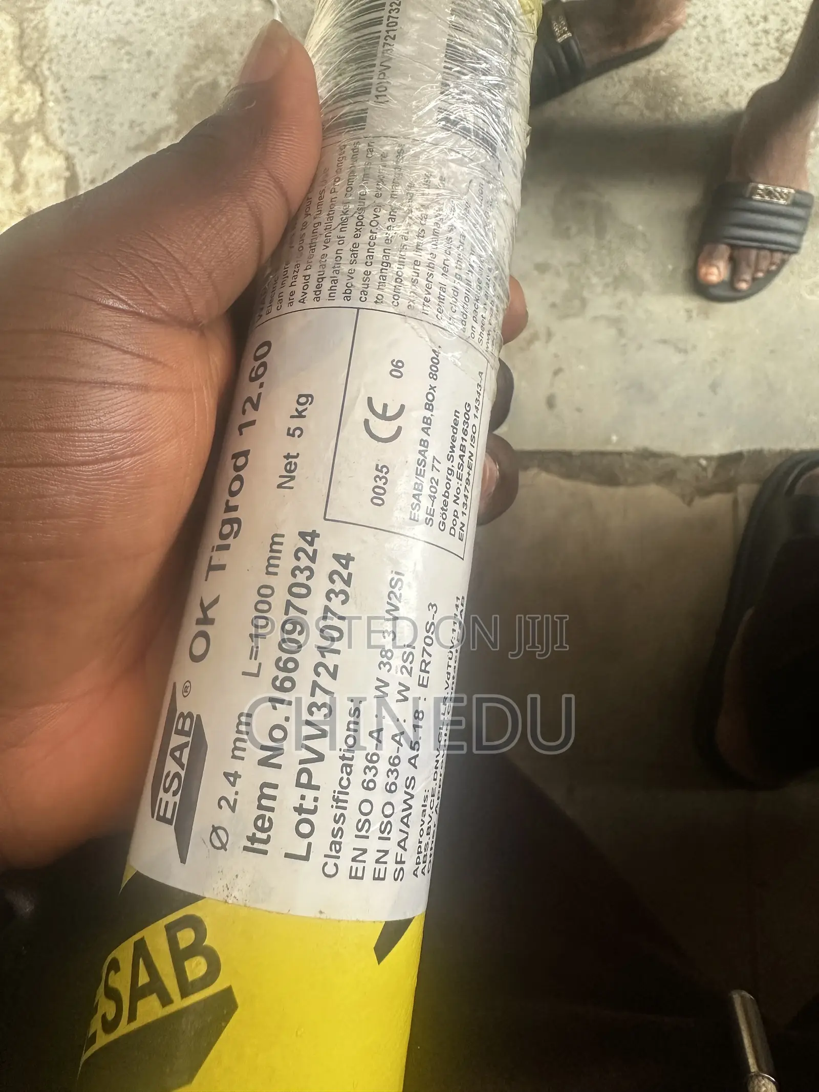 Esab Ok Tigrod Er70s-3 Welding Filler Wire 2.4mm