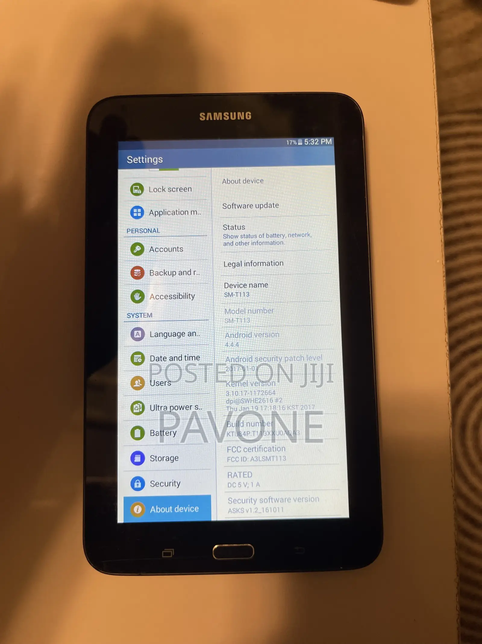 Samsung Galaxy Tab 3 7.0 8 GB Black