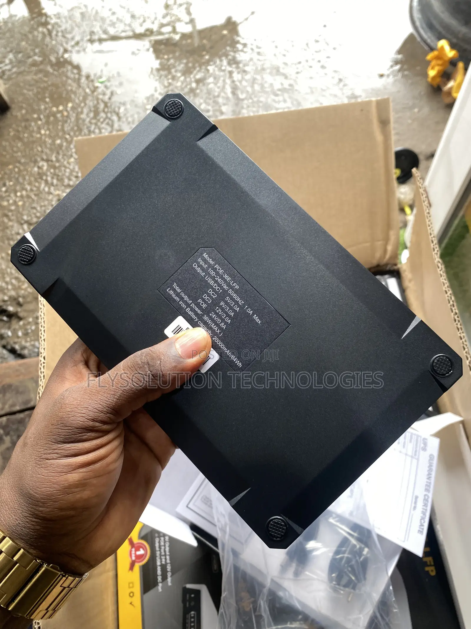 36watts Ske 20000mah Power Bank Mini Dc Ups for Router CCTV Backup