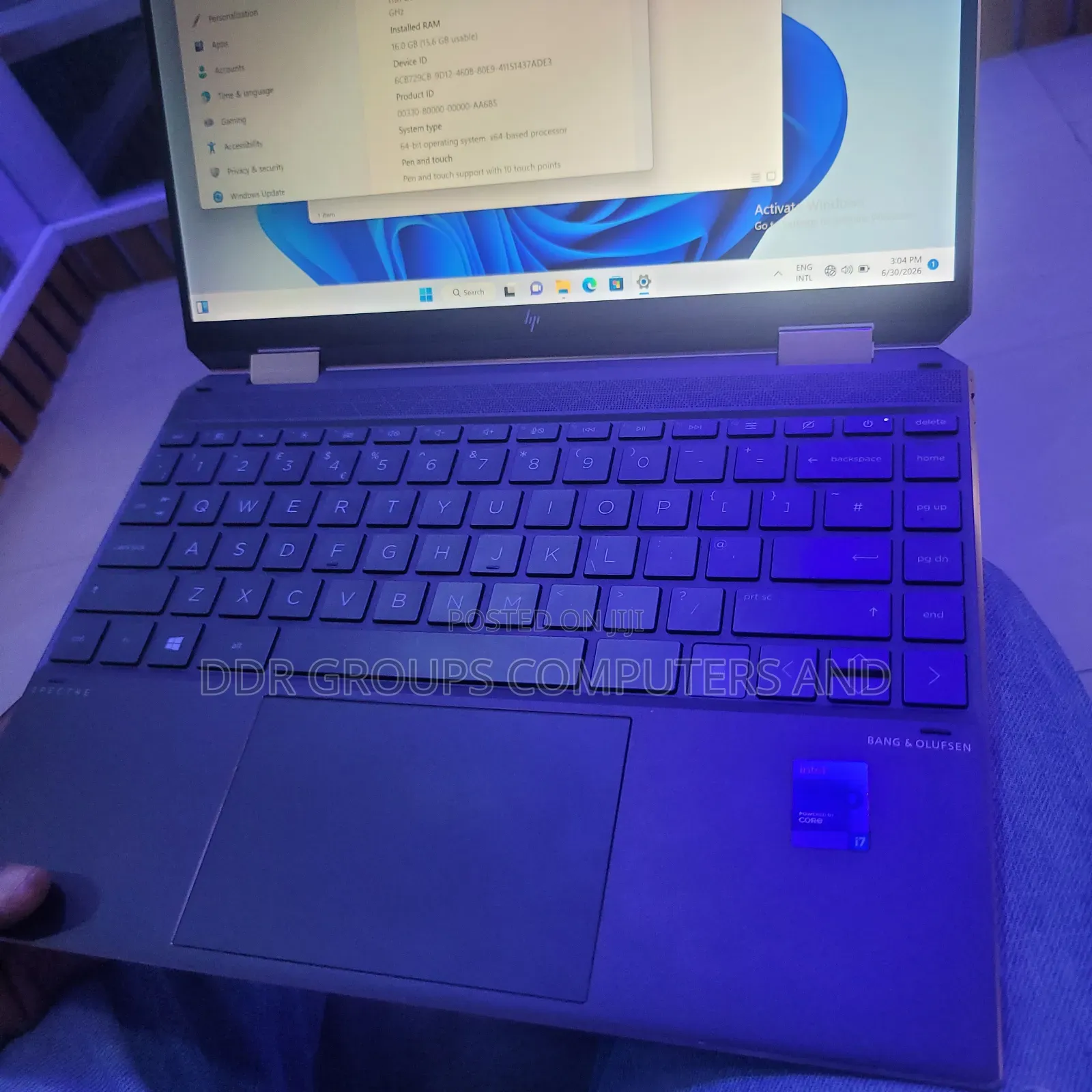 Laptop HP Spectre Xt 13 16GB Intel Core Ultra 7 SSD 256GB